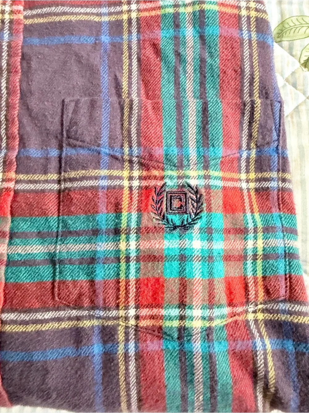 CHAPS Men’s Plaid Button-Down Shirt in Blue, Green, Red & Yellow